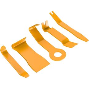 GOOACC 5PCS Auto Trim Removal Tool Kit No-Scratch Removal Tool Kit for Car Audio Dash Window Molding Fastener Remover Tool Kit-Blue