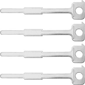4Pcs Stereo Removal Tools Compatible with Kenwood 2001 Onwards Metal Car Radio Removal Tool Key Car Accessories 12cm Silver