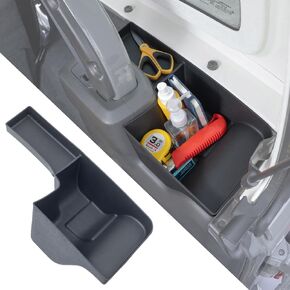 Drive Side Wheel Well Storage Bin Rear Trunk Organizer Tray Compatible with 2018-2022 2023 Jeep Wrangler JL JLU 2/4-Door Accessories Rear Trunk Cargo Extra Storage(Soft TPU Material, Anti Noise)