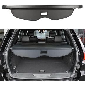 Cargo Cover for Jeep Grand Cherokee Accessories 2011-2020 2021 Rear Trunk Shade Cover（Not fit for 2021 Winter-2022 grand Cherokee L ）