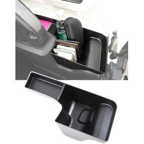 Savadicar RBR Wheel Well Storage Bin Rear Trunk Organizer for 2018-2023 Jeep Wrangler JL JLU 2/4 Door, Interior Accessories, Left Side, Black