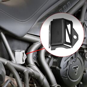 Motorcycle Rear Brake Pump Fluid Tank Oil Cup Reservoir Guard Cover Protector Compatible With Triumph Tiger 800 Tiger800