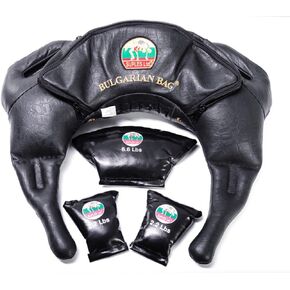 Suples Bulgarian Bag Strong Model (Genuine Leather) - The Original Bulgarian Bag Creator - Fitness Bag, Crossfit, Wrestling, Functional Training Bag, Sandbag, Powerbag, Training Bag.
