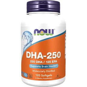 DHA-250, 50% DHA 120 Softgels (Pack of 2)