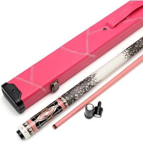 Cuppa Woman Carbon Fiber Pool Cue Stick Ladies Pink Pool Stick with Case
