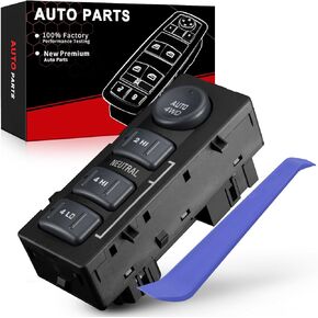 4WD Wheel Drive Switch Fits for:-Chevy Avalanche 1500 2500 Silverado Suburban for:-GMC Sierra Yukon XL 4x4 Switch for:-Cadillac Escalade EXT 1999-2002 OE#19168767, 15709327,901-062