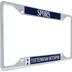 Tottenham Hotspur License Plate Frame Spurs Football Soccer Premier League Metal for Front or Back of Car Officially Licensed (Style 1)