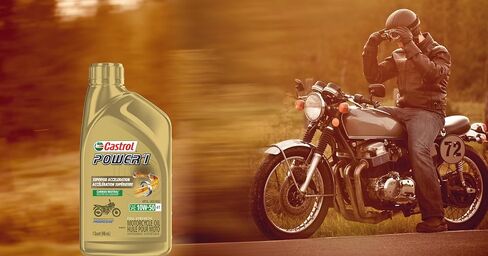 Castrol 06114 Power 1 Racing 4T Motorcycle Oil - 10W50-1qt. in Saudi Arabia