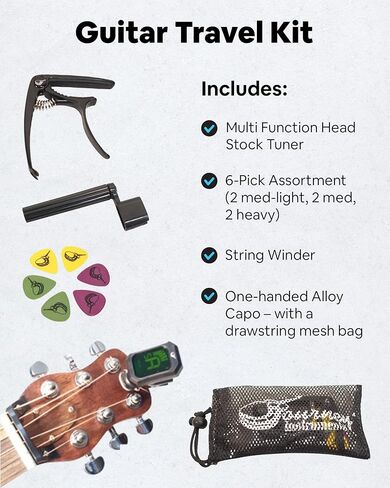 Journey Instruments Travel Guitar Gig Bag Backpack – BG003C Traveling Guitar Road Trip Premium Gig Bag – Premium 1680 Denier case HDPE foam padding Guitar Case – Fits All In One Guitar Case in Kuwait