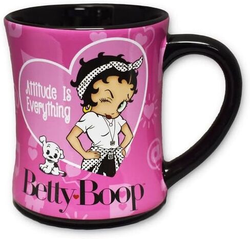Betty Boop Mug Pink Attitude in Saudi Arabia