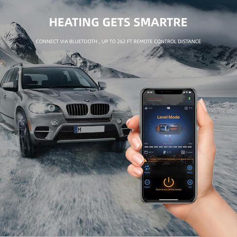Diesel Heater 8KW, Diesel Air Heater with Bluetooth APP & Remote Control, All in One Portable 12V Diesel Parking Heater with LCD Monitor for Tent, Car, RV, Truck, Camper, Trailer, Motorhome in Saudi Arabia