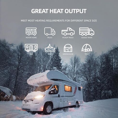 Diesel Heater 8KW, Diesel Air Heater with Bluetooth APP & Remote Control, All in One Portable 12V Diesel Parking Heater with LCD Monitor for Tent, Car, RV, Truck, Camper, Trailer, Motorhome in Saudi Arabia