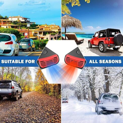 سخان سيارة 12 فولت، سخان محمول 150 وات لمزيل صقيع السيارة، سخان سيارة يمكن توصيله بولاعة السجائر in Kuwait