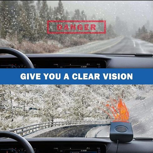 سخان سيارة 12 فولت، سخان محمول 150 وات لمزيل صقيع السيارة، سخان سيارة يمكن توصيله بولاعة السجائر in Kuwait