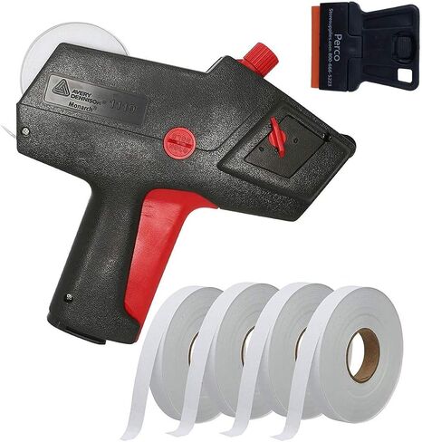 Monarch 1110 Pricing Gun with Labels Starter Kit: Includes Price Gun, 8,500 White Pricing Labels and Preloaded Inker in Saudi Arabia