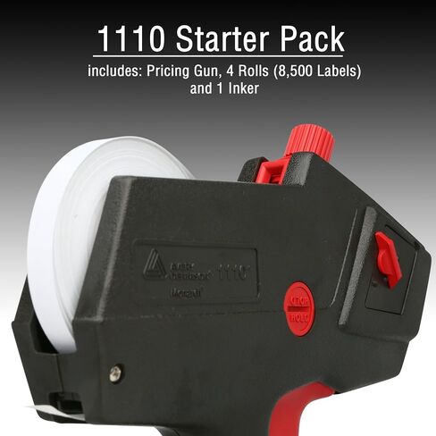 Monarch 1110 Pricing Gun with Labels Starter Kit: Includes Price Gun, 8,500 White Pricing Labels and Preloaded Inker in Saudi Arabia