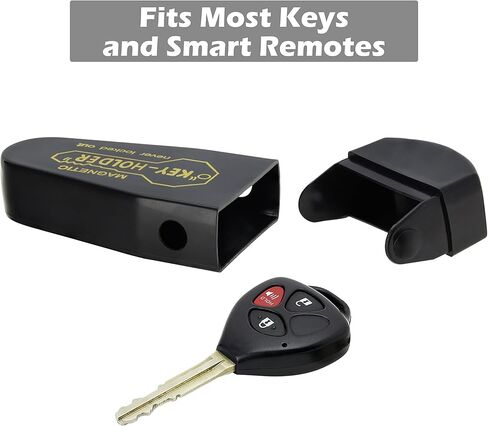 2 حامل مغناطيسي كبير لإخفاء المفاتيح من نوع Ram-Pro للمفاتيح كبيرة الحجم - مغناطيس قوي جدًا in Kuwait