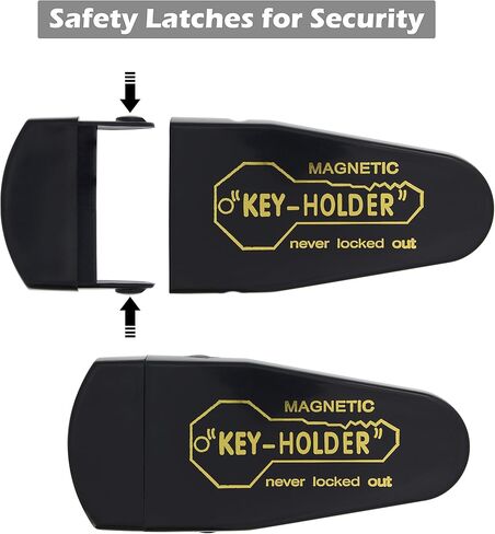 2 حامل مغناطيسي كبير لإخفاء المفاتيح من نوع Ram-Pro للمفاتيح كبيرة الحجم - مغناطيس قوي جدًا in Kuwait