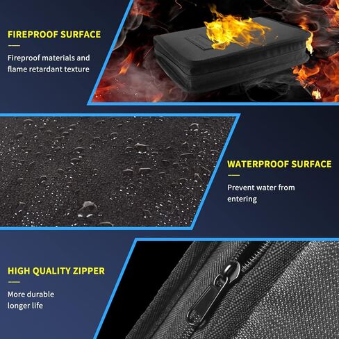 SongYung Portable Zippered Key Organizer,Fireproof and Waterproof Key case with 28 Key Tags Key Storage, Landlord Zipper Key Binder.Key Box Organizer for Real Estate Sales, Hotels, Car Service in Kuwait