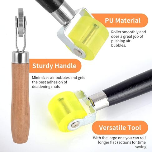 8 Pieces Car Sound Deadening Roller Headliner Roller Auto Trim Removal Tool Set for Car Sound Deadening Installation Removal of Car Door Panel Audio & Radio Panel in Saudi Arabia