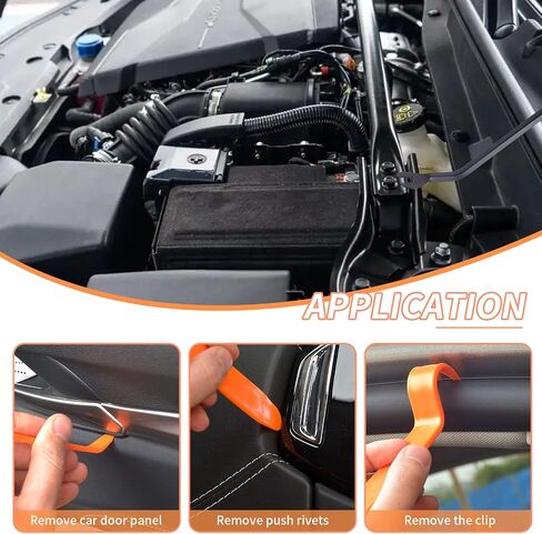 8 Pieces Car Sound Deadening Roller Headliner Roller Auto Trim Removal Tool Set for Car Sound Deadening Installation Removal of Car Door Panel Audio & Radio Panel in Saudi Arabia