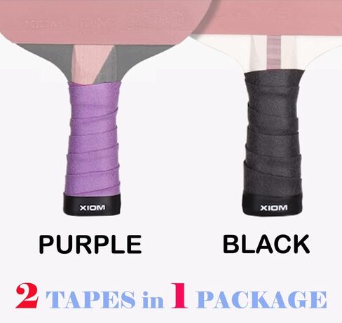 شريط قبضة مضرب تنس الطاولة GT2 من XIOM، شريط قبضة مجداف بينغبونج ممتاز (شريطان في عبوة واحدة) in Kuwait