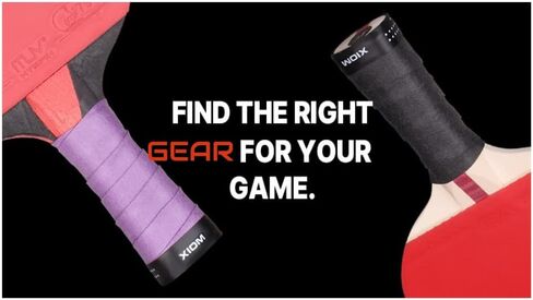 شريط قبضة مضرب تنس الطاولة GT2 من XIOM، شريط قبضة مجداف بينغبونج ممتاز (شريطان في عبوة واحدة) in Kuwait