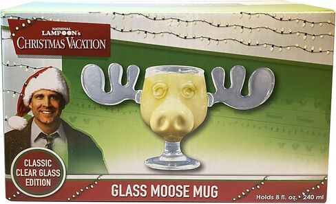 كوب ICUP National Lampoon's Christmas Vacation Griswold Moose، شفاف، 8 أونصة in Kuwait