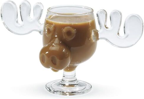 كوب ICUP National Lampoon's Christmas Vacation Griswold Moose، شفاف، 8 أونصة in Kuwait