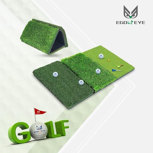 10x7.3ft Golf Practice Net with 6 Target Pockets, Tri Turf Mat, 4 Golf Balls, Marking Tool Kit, Swing/Driving/Chipping, Use for All Skill Levels, Home/Backyard/Garage in Kuwait