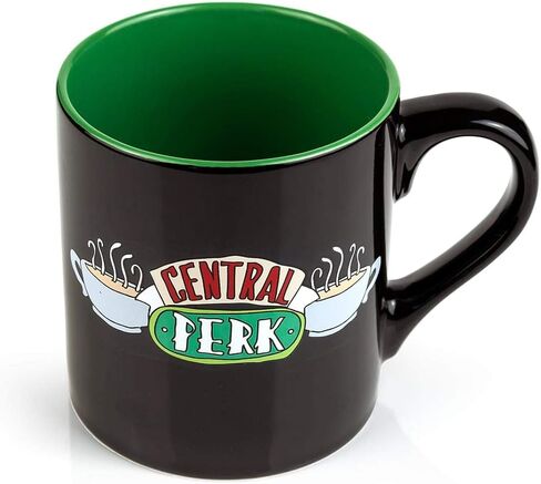 Silver Buffalo Friends Doodle Logo Ceramic Coffee Mug, 20 Ounces in Saudi Arabia