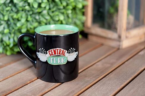 Silver Buffalo Friends Doodle Logo Ceramic Coffee Mug, 20 Ounces in Saudi Arabia