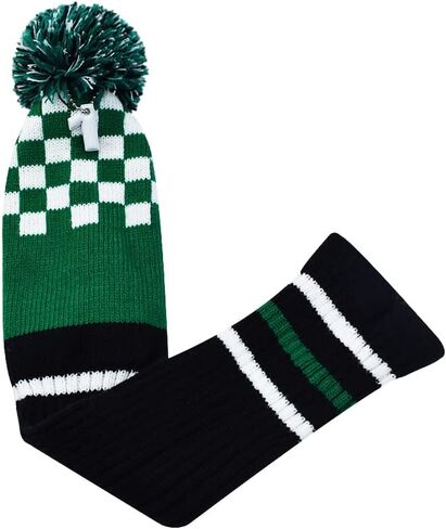 Stripes Knitted Golf Club Head Covers 3 Piece Set 1 3 5 Driver and Fairway HeadCovers Fits 460cc Drivers in Saudi Arabia