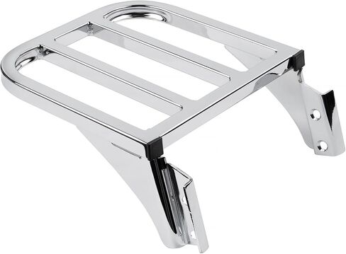 رف أمتعة مسند الظهر من الكروم سيسي قابل للفصل متوافق مع Harley Sportster Softail FLSTF FLST FLSTC FLSTSC 2006-2018 in Kuwait