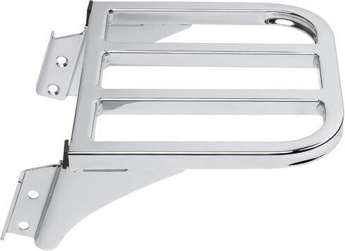 رف أمتعة مسند الظهر من الكروم سيسي قابل للفصل متوافق مع Harley Sportster Softail FLSTF FLST FLSTC FLSTSC 2006-2018 in Kuwait