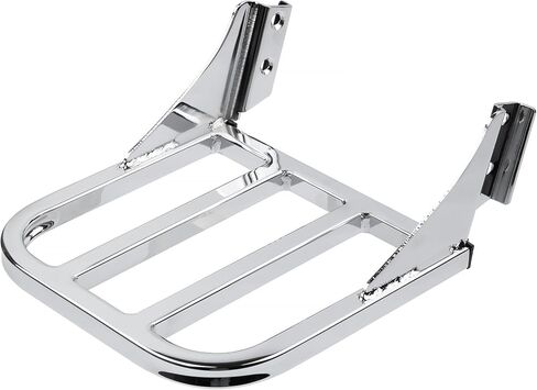 رف أمتعة مسند الظهر من الكروم سيسي قابل للفصل متوافق مع Harley Sportster Softail FLSTF FLST FLSTC FLSTSC 2006-2018 in Kuwait