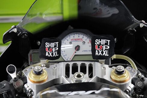 Japanese AxxL 2pcs Brake Clutch Fluid Reservoir Cover Tank Socks for Motorcycles Race in Saudi Arabia
