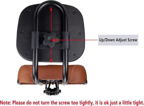 سرج الدراجة مع مسند الظهر، وسادة بديلة ناعمة من البولي يوريثان لراحة الظهر للدراجات الجبلية ثلاثية العجلات ودراجة الركاب in Kuwait