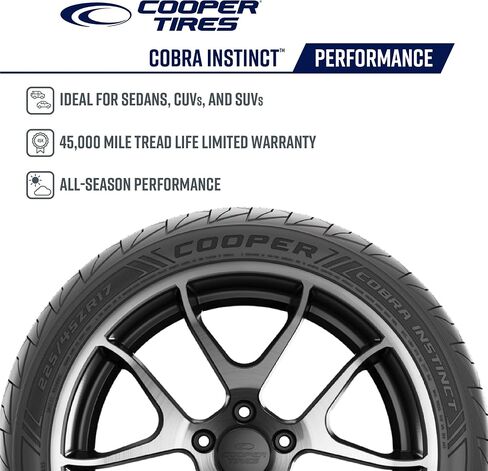 إطار كوبر كوبرا إنستينكت بيرفورمانس، 215/45ZR17 91W، مجموعة واحدة in Kuwait