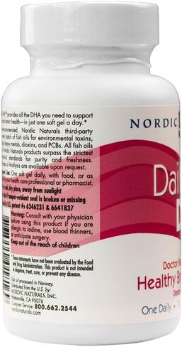 Nordic Naturals - DHA اليومي، دعم صحة الدماغ والمزاج، 30 كبسولة هلامية in Kuwait
