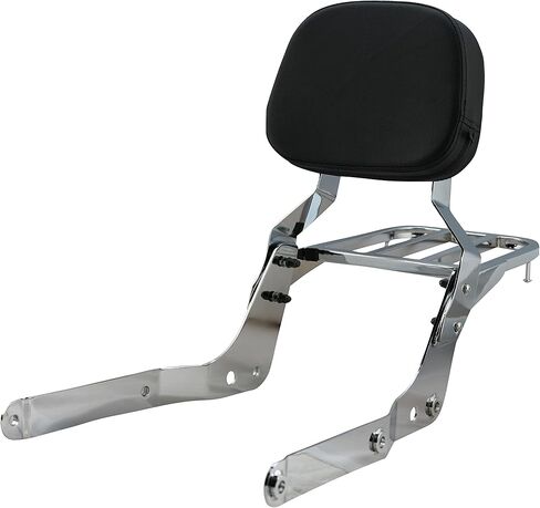 Sissybar Backrest and Luggage Rack for Honda Shadow Aero VT750C 2004-2023 (Chrome Finished) in Kuwait