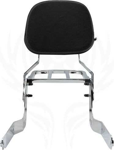 Sissybar Backrest and Luggage Rack for Honda Shadow Aero VT750C 2004-2023 (Chrome Finished) in Kuwait