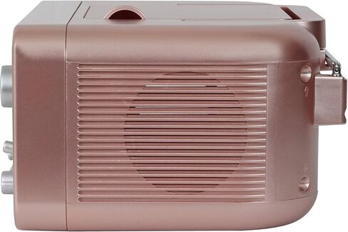 مشغل أقراص مضغوطة استيريو محمول من ستوديبيكر SB2135BG مع راديو AM/FM ومشغل/مسجل كاسيت (ذهبي أسود) in Kuwait