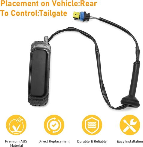 Moonlinks Rear Trunk Liftgate Tailgate Release Switch Compatible with 2007-2014 GMC Yukon,Chevrolet Suburban 1500,Cadillac Escalade ESV 2007-2014,OE#15106857 in Saudi Arabia