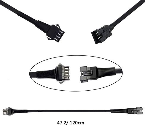 NBWDY 4pcs 60in/150cm RGB LED Rock Motorcycle Light Extension Cable Wire Cord Set Neon Accent Atmosphere Light Power Extenders for LED Motorcycle Auto ATV Car Light Neon Strip Rock Light Kit in Saudi Arabia