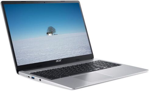 acer 2024 Chromebook, 15" HD IPS ComfyView Screen, Intel Celeron N Processor Up to 2.70GHz, 4GB LPDDR4, 64GB eMMC, Intel UHD Graphics, 6th Gen WiFi, Webcam, Chrome OS, Dove Gray(Renewed) in Saudi Arabia