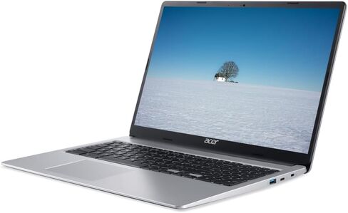 acer 2024 Chromebook, 15" HD IPS ComfyView Screen, Intel Celeron N Processor Up to 2.70GHz, 4GB LPDDR4, 64GB eMMC, Intel UHD Graphics, 6th Gen WiFi, Webcam, Chrome OS, Dove Gray(Renewed) in Saudi Arabia