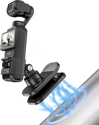 STARTRC OSMO Pocket 3 360° Rotation Magnetic Backpack Clip Mount Shoulder Strap Expansion Adapter Accessories for DJI Pocket 3/OSMO Pockt/Action Cameras in Saudi Arabia