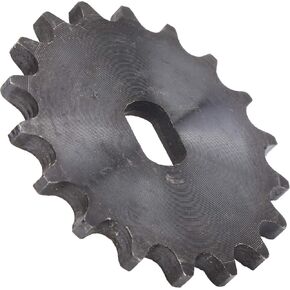VGEBY Chain Sprocket, 420 Sprocket 18 Tooth Sprocket 0.7x0.5in Inner Diameter Carbon Steel Chain Wheel Replacement Electric Modification Accessories Supplies D Sprocket 25H 25H