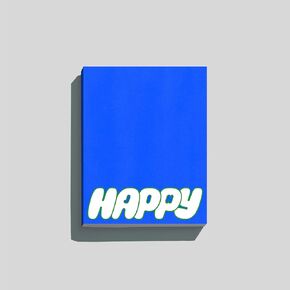 JIN solo Album [Happy] Photobook Random Blue Navigate Version + [Extra Photocards]